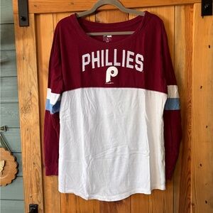 New Era Maroon and White Shirt